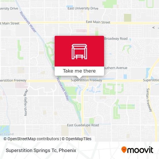 Superstition Springs Tc stop Routes Schedules and Fares