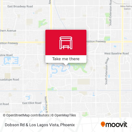 Dobson Rd & Los Lagos Vista map