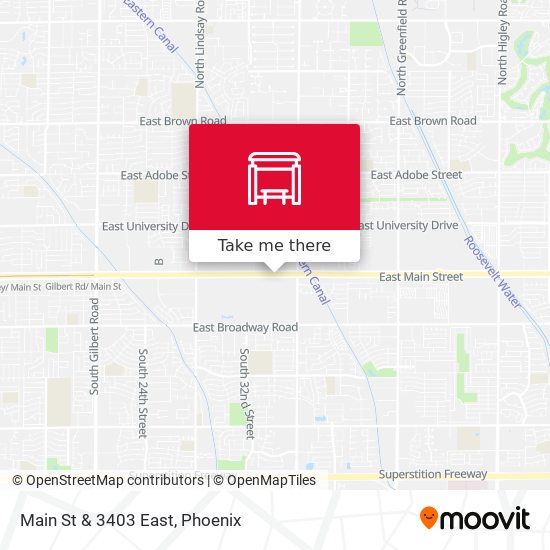 Main St & 3403 East map