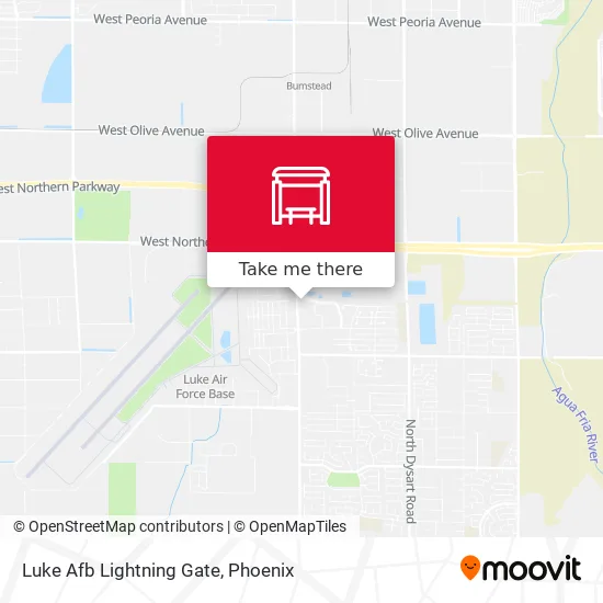 Mapa de Luke Afb Lightning Gate