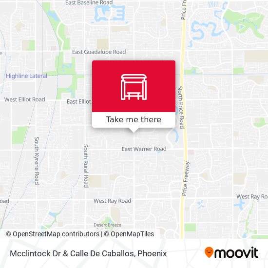 Mapa de Mcclintock Dr & Calle De Caballos