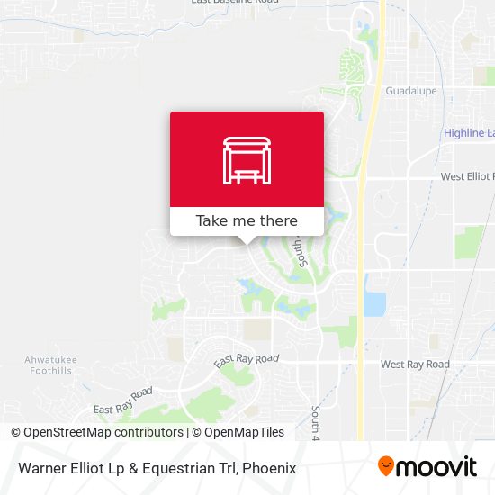 Warner Elliot Lp & Equestrian Trl map