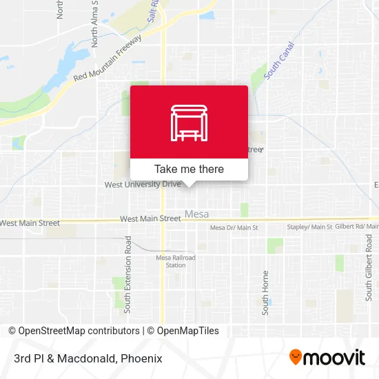 3rd Pl & Macdonald map