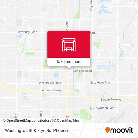 Mapa de Washington St & Frye Rd