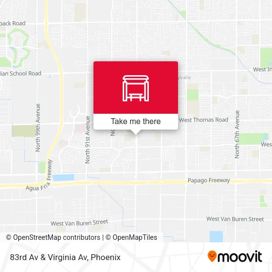 83rd Av & Virginia Av map