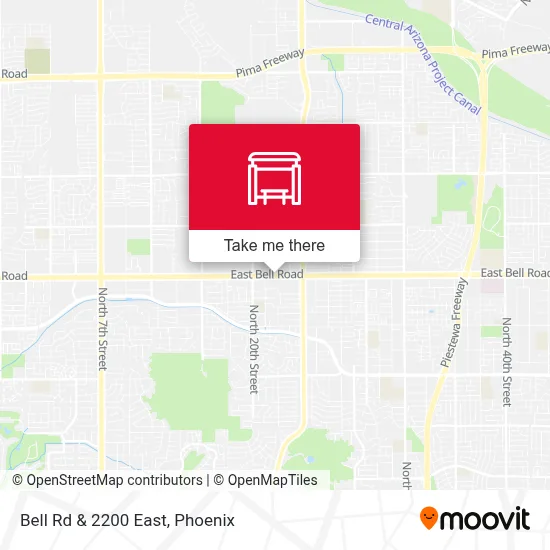 Bell Rd & 2200 East map