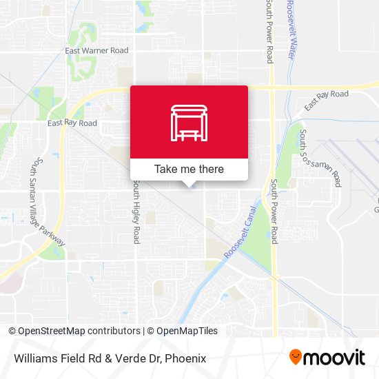Mapa de Williams Field Rd & Verde Dr