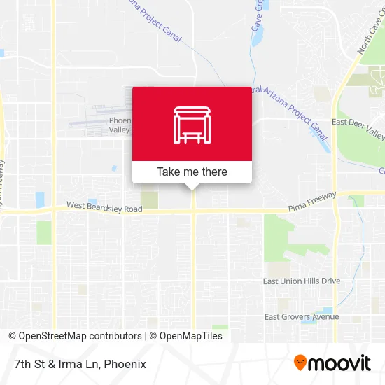 7th St & Irma Ln map
