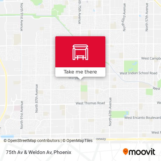 Mapa de 75th Av & Weldon Av