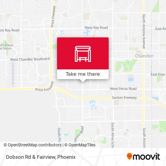 Dobson Rd & Fairview map