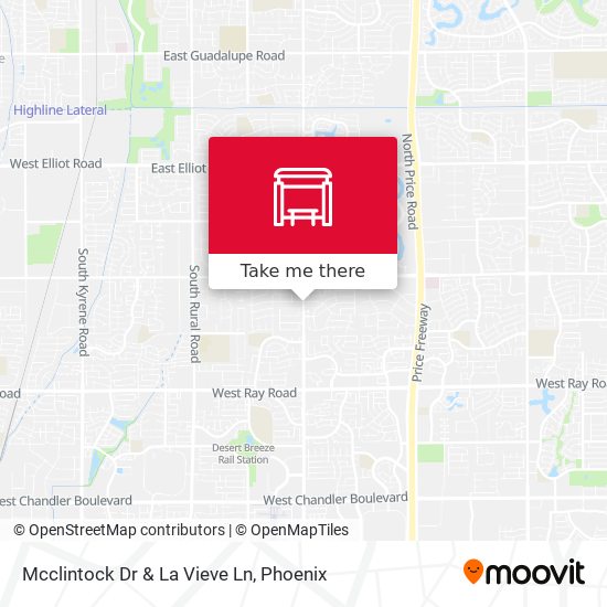 Mapa de Mcclintock Dr & La Vieve Ln