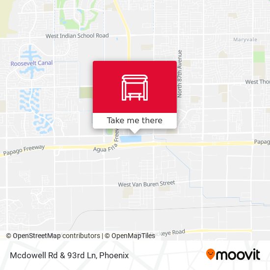 Mcdowell Rd & 93rd Ln map