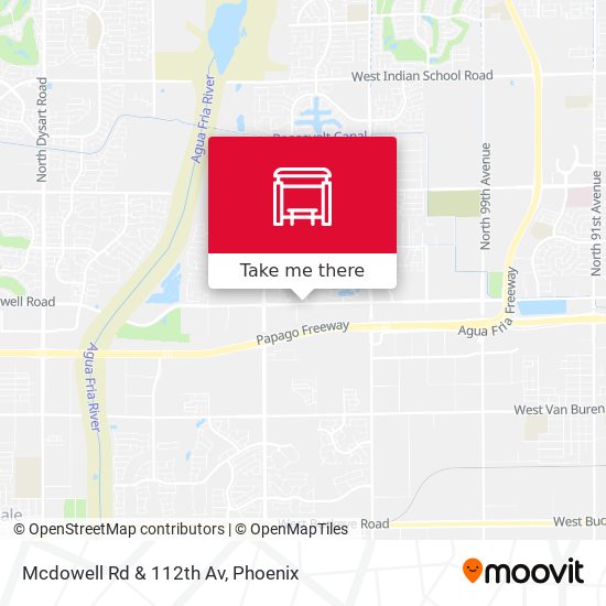 Mcdowell Rd & 112th Av map