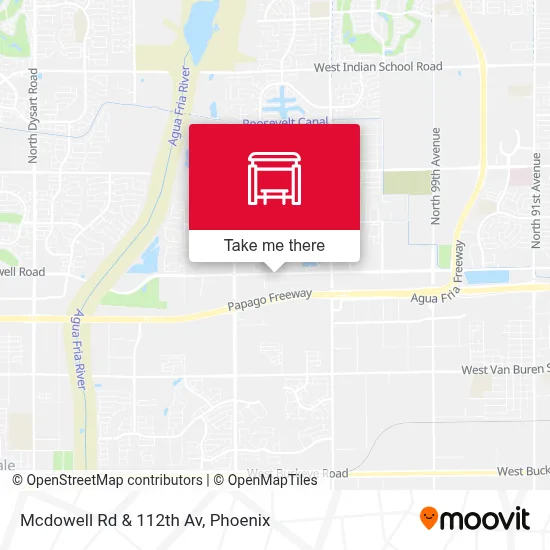 Mcdowell Rd & 112th Av map
