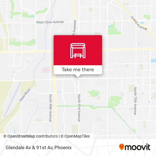 Mapa de Glendale Av & 91st Av