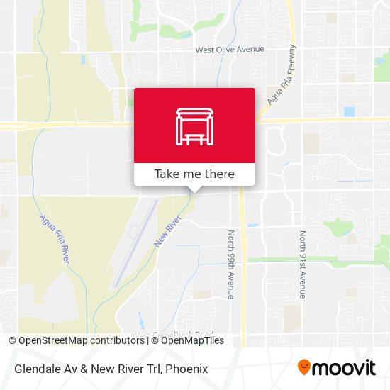 Mapa de Glendale Av & New River Trl