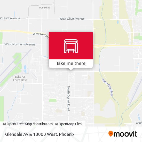 Mapa de Glendale Av & 13000 West