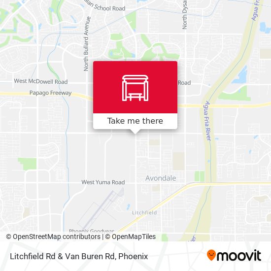 Litchfield Rd & Van Buren Rd map