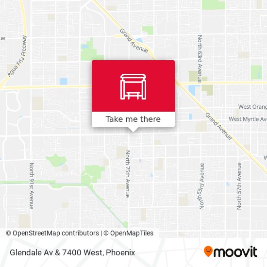 Mapa de Glendale Av & 7400 West
