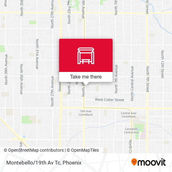 Mapa de Montebello/19th Av Tc