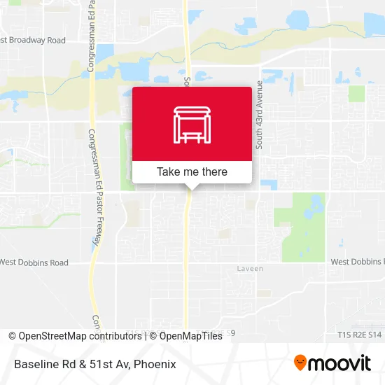 Mapa de Baseline Rd & 51st Av