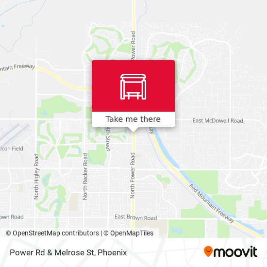 Mapa de Power Rd & Melrose St