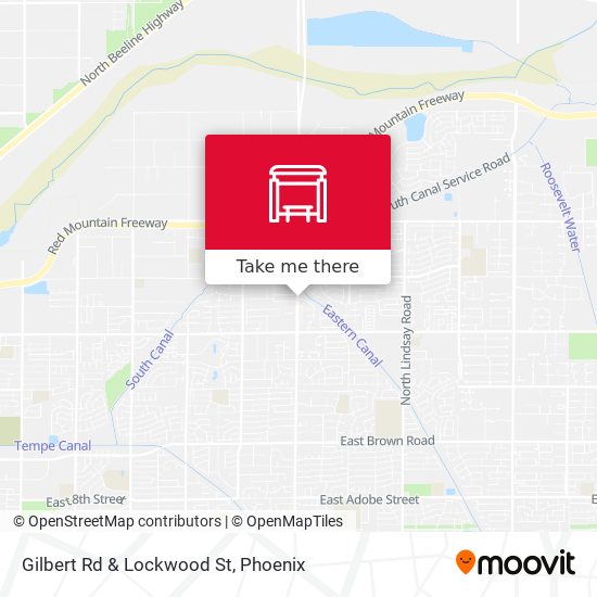 Mapa de Gilbert Rd & Lockwood St