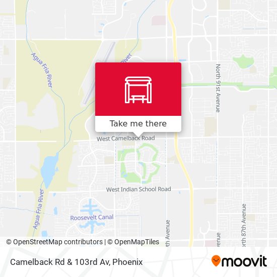 Mapa de Camelback Rd & 103rd Av