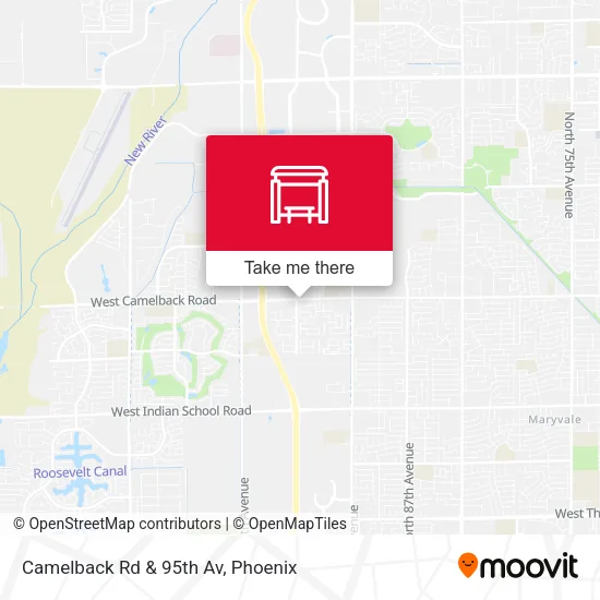 Mapa de Camelback Rd & 95th Av