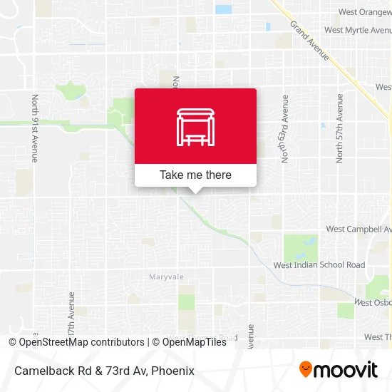 Camelback Rd & 73rd Av map