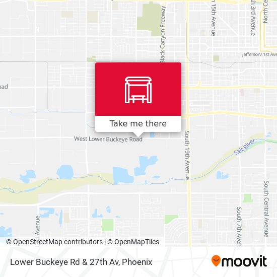 Mapa de Lower Buckeye Rd & 27th Av