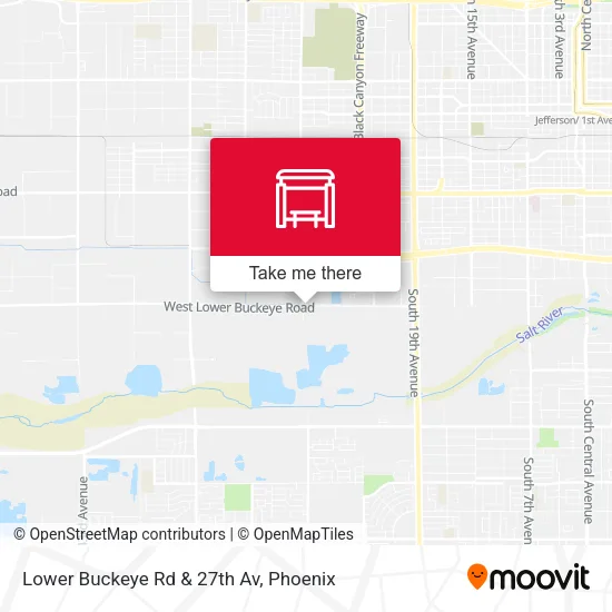 Mapa de Lower Buckeye Rd & 27th Av