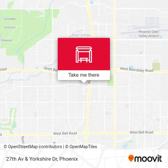 27th Av & Yorkshire Dr map
