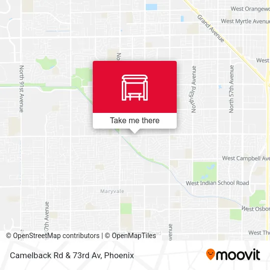 Camelback Rd & 73rd Av map