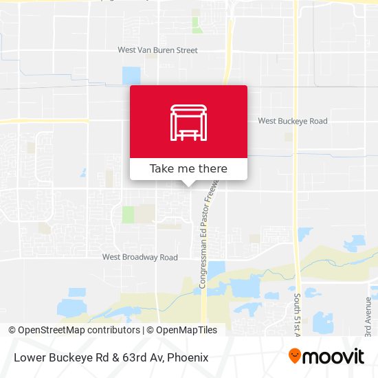 Mapa de Lower Buckeye Rd & 63rd Av