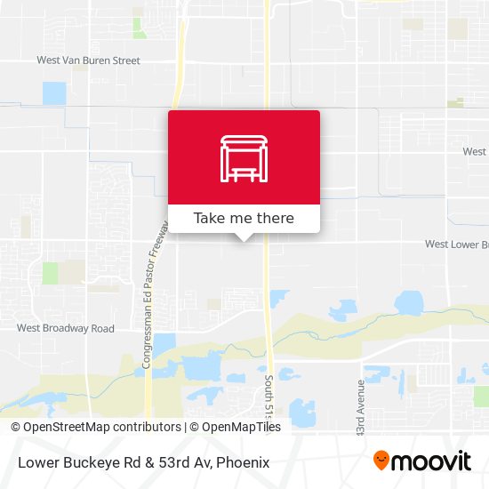 Lower Buckeye Rd & 53rd Av map
