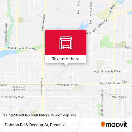 Mapa de Dobson Rd & Decatur St