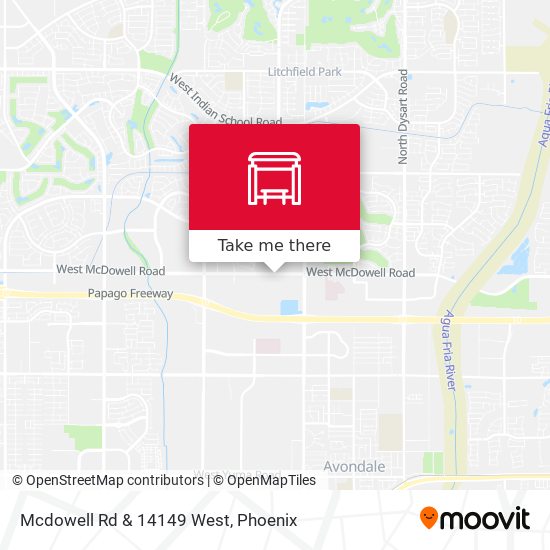 Mcdowell Rd & 14149 West map