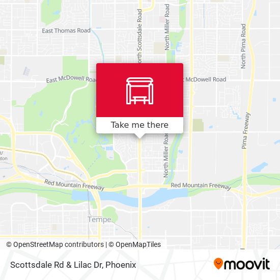 Mapa de Scottsdale Rd & Lilac Dr