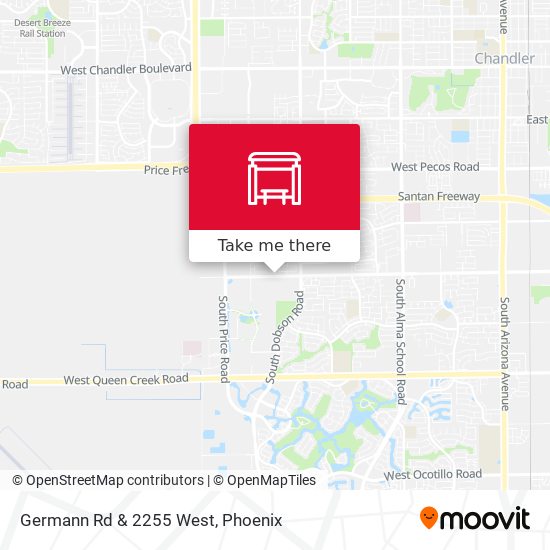 Mapa de Germann Rd & 2255 West