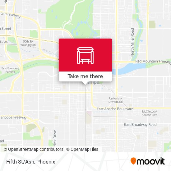 Mapa de Fifth St/Ash