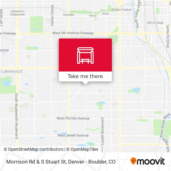 Morrison Rd & S Stuart St map