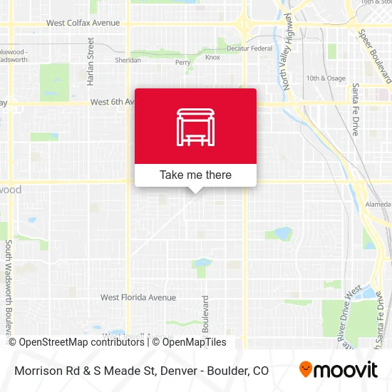 Morrison Rd & S Meade St map
