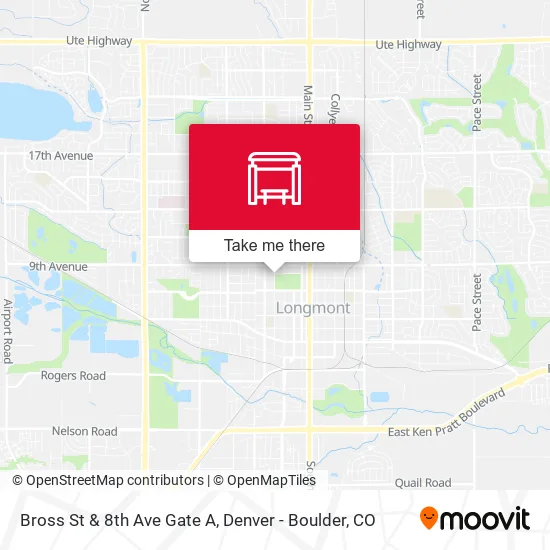 Mapa de Bross St & 8th Ave Gate A