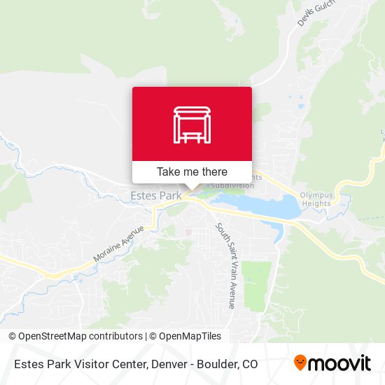 Estes Park Visitor Center map