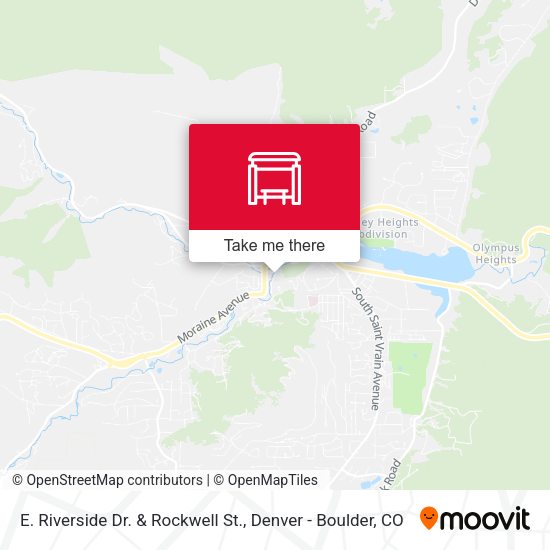 E. Riverside Dr. & Rockwell St. map
