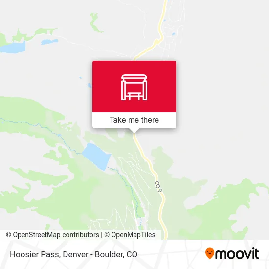 Hoosier Pass map