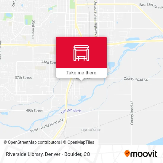 Riverside Library map