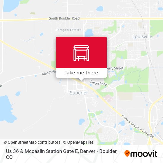 Us 36 & Mccaslin Station Gate E map