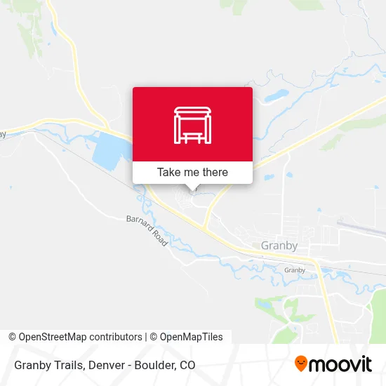 Granby Trails map